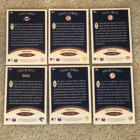 Vintage 1995 Upper Deck MLB Baseball Trading Cards, Lot of 46 Cards - Picture 11 of 16